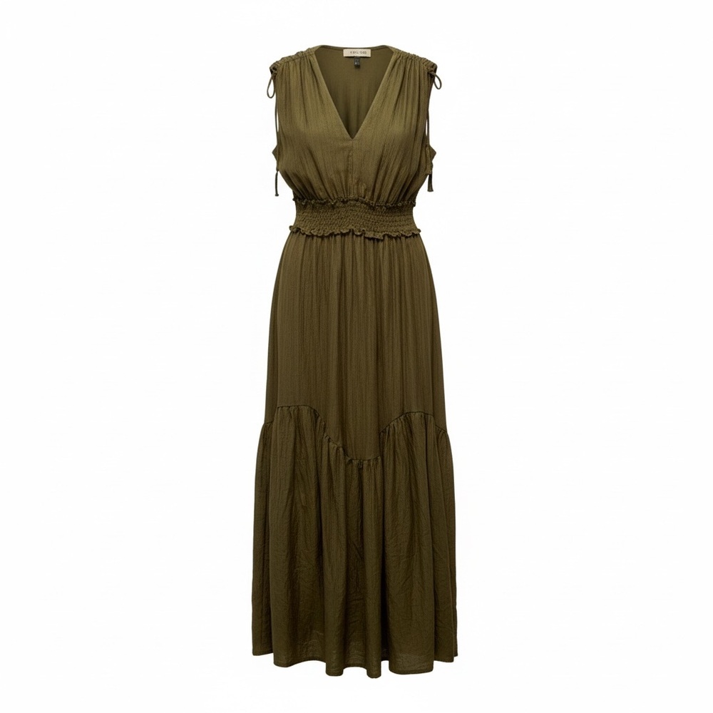 Taylor Olive Maxi Dress